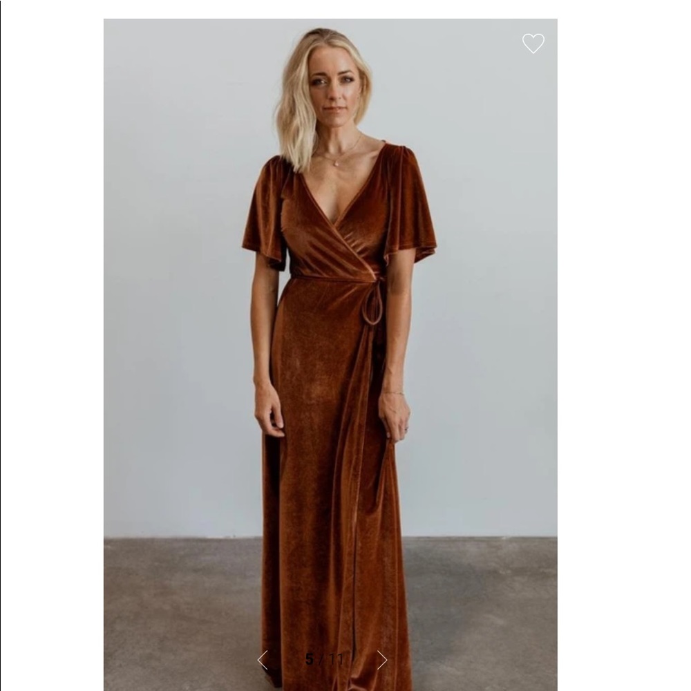 Baltic Born Velvet Wrap Dress